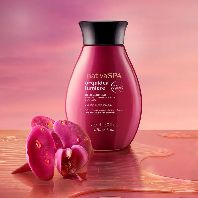 �LEO GLORIOSO HIDRATANTE DESODORANTE CORPORAL NATIVA SPA ORQU�DEA LUMI�RE 200ML